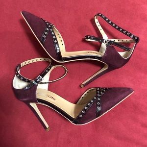 Napoleoni Suede Heels